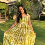 Aayushi Dholakia Instagram - summer vibes🌻♥️ . . . . . wearing- @pravasi.in #summeroutfitideas #outfitdiary #springdress #summeroutfit #ootddetails #easystyle