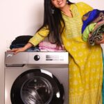 Aayushi Dholakia Instagram - 1400 Rotations in one minute this Navaratri? Well, not Garba but my Godrej EON washing machine is definitely the one who’s nailing it! The easiest way to get your garba outfit ready in no time with Godrej EON washing machine. So why wait? Celebrate this Navaratri season with Godrej EON washing machine & get your Garba look on point! To know more, please check the link in my bio. #FestiveReadyWithGodrej #AyushmannBhavaForever #GodrejAppliances #Godrej #HomeAppliances #ThingsMadeThoughtfully #SochKeBanayaHai #NewPinchEveryDay #GodrejWashingMachine#WashingMachines