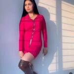Aayushi Dholakia Instagram - chupke chupke aaya bin bulaya mehmaan🤫💖🙈 absolutely love this outfit from @shopbk.in ✨ the material is so good, actually keeps me warm with in this unpredictable mumbai cold!! Paired up with my fav boots and I’m loving the look👢😋 Let me know your thoughts in the comment below🙌🏻💝 . . . #ootddaily #ootdideas #fashionvibes #winteroutfit #winterfashion #styletip #ootddetails #dailyfashionideas #fashionreels