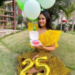 Aayushi Dholakia Instagram - This one is special, 25k followers on Instagram🌟🫶🏻 It had been long since I wasn’t seeing any growth on my page numerically, and was in a constant fix to make it better. Sometimes I blamed the algorithm or at times just thought that it’s not my day. But I kept going and continued creating what I love the most and we are here today🥰✨ Thank you for your constant love and support, long way to go♥️ Special mention to @pizzawalas.india for celebrating this milestone with me💛 #gratefullness #livealifeyoulove #grateful #25k #thankyoueveryone #thanksforyoursupport