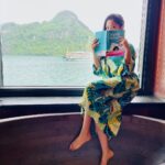Aayushi Dholakia Instagram - New Experiences, New Habit📚🚢✨🌊💖 It was my first time on a cruise and also started a new habit of reading 1 book per month! This month it’s Sophie Kinsella’s THE BURNOUT!!! It is an engrossing examination of the difficulties people face today in juggling work and life. The narrative effectively conveys the widespread effects of burnout on our mental health. It explores the demanding corporate environment and provides moving insights into the toll that it has on people. Because of Kinsella's captivating writing style, the book is both entertaining and thought-provoking. I’m enjoying the book so far and would surely recommend for you guys to pick up🙌🏻 Kudus to @penguinindia for getting me into this healthy practice of reading🥰 . . . #book #instareading #bookholic #igreaders #bookreading #weekendreads