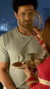 Addite Shirwaikar Malik Instagram - Long life to us ❤️ happy karva chauth !