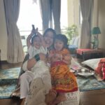 Addite Shirwaikar Malik Instagram - Mimi wat is this, Wat is ashtami , Why we doing this, why we distributing gifts.. Mimi says festivals are all about sharing & caring & blessings..Mimi it’s so nice.. wish every day is a festival.. I made so many new friends today too..Happy ashtami ❤️