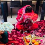 Aditi Gautam Instagram - 🧿🧿🧿 . . . . . . . #picoftheday #karwachauth #karwachauthspecial #love #red #eternity #explorepage #trend