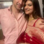 Aditi Gautam Instagram - 🧿🧿🧿 . . . . . . . #picoftheday #karwachauth #karwachauthspecial #love #red #eternity #explorepage #trend
