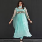 Aima Rosmy Sebastian Instagram - Radiate elegance and femininity … Fusion of style and sophistication ✨ Wearing @tazzels3 👗 📸 @vineethphotos . . . . . #fashion #insta #instafashion #trending Muweillah Comercial, Sharjah UAE
