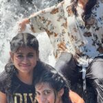 Aishu Instagram - Day 2 !!!! Ohhh cudnt express my happiness . I enjoyed to the core 🥰🥰🥰 @alhena_ads #wayanad #waterfalls #reelsinstagram#reelsvideo #reelstrend #momdaughter #vijaytelevision #reelsofinstagram Soochipara Waterfalls, Wayanad