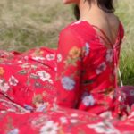 Aishu Instagram - There is a ton of beauty in simplicity ☘️♥️ Got this amazing dress from @weddingstudio_skar 💙 Vc: @_attitude_means_❤️ 😘 Check out this page for great wedding collection this Diwali season✨ #aishuads #loveforred #reelsinstagram #reelsvideo #reels #reelsindia #reelkarofeelkaro #weddingcollection2022🔥❤️ #skarweddingstudio #salwarsuits #ethnicwear #diwalisale #diwali #diwali2022