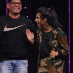 Aishu Instagram - 🤌🌹❤️ @ashref_ash #aishuads #photooftheday #cuteness #smiles #daddydaughter #dancevsdances2 EVP Film City