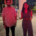Aiswarya Suresh Instagram - Dhey njammal pinneyum!!! @rinosh_george ♥️
