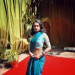 Aiswarya Suresh Instagram - Wearing @bandhan_my_boutique @akshara_karimbil ♥️
