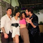 Akshara Singh Instagram - All I wanna say is THANKYOU 🫶🏻🌸🤗 For making my day ♥️📸 . . . @pratiksehajpal @nishantbhat85 @akasasing 🫶🏻 . . . #favouritehumans #bigbossconnection