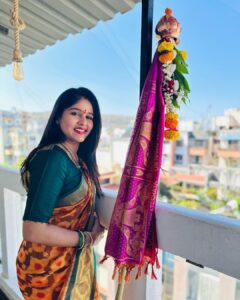 Akshaya Deodhar Instagram - पहिला पाडवा ! 💗