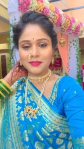 Akshaya Deodhar Instagram - Are you ready to see me as a bride?🙈
.
.
.
.
#Soon #Reelsinstagram #AkshayaDeodhar