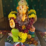 Akshaya Deodhar Instagram - गणपती चालले गावाला... चैन पडेना आम्हाला. बोला गणपती बाप्पा मोरया.. पुढच्या वर्षी लवकर या !! . . #festival #positivity #positivevibes #ganesha #lord #sanskar #sanskrit #parampara #bappa #bappamorya #blessed #blessings