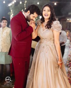 Akshaya Deodhar Instagram - Fairytale… 💍♥️
.
.
#अहा ऽऽऽ 
.
.
.
Make-up - @madhurikhese_makeupartist
Hair - @komalpashankar_makeupartist 
Photographer - @yogendra_chavhan 
Mehendi - @arti_kobal_mehendi 
Nails - @glory_nails_by_arti 
Jewellery- @grand_rental_jewellery 
Dress - @grand_rental_boutique 
Styling - @shubhangi_styling 
Hardeek’s Costume by @theurbanstory_
Managed by @wechitramedia @n.i.d.s_ @amolghodake_