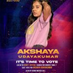 Akshaya Udayakumar Instagram - It’s time to vote Do vote in Disney + hotstar Also by giving missed call 8886602471 Shower some support by voting daily #bigboss #bigbossseason7tamil #akshayaudayakumar
