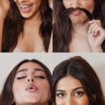 Alaya F Instagram - Some super fun #BTS from @geishadesigns ‘Profusion’ show at Lakme Fashion Week 2023 🥰 #GeishaDesigns #ParasAndShalini #EveningCouture #TheCocktailGownEdit #WithLoveFromGeisha Directed , shot & edited by @pranavgoswamy Styling - @sheefajgilani Hair stylist - @souravv_roy Make up - @makeupbyriddhima