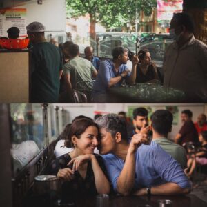 Amrutha Srinivasan Instagram - Everything about documenting these two has been off the usual track of how weddings and wedding-things are made to be, and more in tune with the people they are… and it only made sense to do this part of the shoot in a place close to their hearts, among those that they love dearly :) ⁣
⁣
Happy anniversary, floofs! ⁣
Thank you for having us around, to witness, partake, document. We love you ♥️⁣
⁣
Shot by: @dignifiedrepose⁣
⁣
#simplestories #documentinglove #simplepictures #SweetKarAm ⁣
⁣