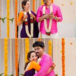 Amrutha Srinivasan Instagram - @evamkarthik and I thought, contemplated, insisted to our parents and arrived at this beautiful ceremony we invented for our wedding. We wanted our friends and family to be the ones to officiate/conduct our wedding. Both sides of the family were introduced to each other - they spent time getting to know each other. Everyone felt included. Our babies Sky and Shadow had matching scarves. Paatis and Thathas were remembered. Childhood stories were shared. Poetry was recited. A Nigerian Wedding Ceremony tradition was incorporated where the bride and groom are hyped in a friendly fight between either sides. My heart melted at what our people spoke about us. There was love, all around. There was laughs and giggles and tears (even with the absence of a homa gundam😂) ♥️ It only seemed befitting that breakfast for everyone was ordered from our very own @sangeetharestaurantofficial 😂♥️ I wore my paati's neli modhiram, Karthik's mom's kemp set from @sukra_jewellery , valaiyal I bought in pondy bazaar. I was able to quite literally wear all of these with ease till the end of the day. Looking at this picture I'm also getting reminded of Sekar Anna who showed me my sarees and Moorthy anna who did the end tassels (mudi potufying) at @nallisilksarees . :) The beautiful thoranams and flowers all along the motta maadi parapet was so beautifully done by @vizhamedai , making our dream of an intimate terrace wedding come true! Shot by my life @dignifiedrepose of @simplepicturesco My blouse and Karthik's shirt: @ashwin.thiyagarajan I did my own make up and hair for this day (duh, clearly 😂). #sweetkaramwedding #sweetkaram ♥️