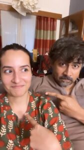 Amrutha Srinivasan Instagram - Look at us blind react to this. Also, YOU ALWAYS WANT MORE ATTENTION @evamkarthik !!!

I love you infinity!