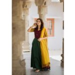 Amrutha Srinivasan Instagram - Put together by an amazing team of women for @manjalcouture :) go check them out; if it were up to me I'd have kept all their clothes to myself heheh 😬 Designed by @vinosekar MUA: @suganthi.themua Stylist: @lavanya_gopal Captured by epic-est @vidhyavijay who is too cool for watermarks 😂❤️