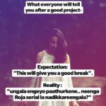Amrutha Srinivasan Instagram - Under popular demand. Resharing my story as a post. There are days I wonder if I'm going in the right direction. I talk to people. I listen to people talk. Sometimes it helps and mostly, it has me doubting myself. On those days, my head is filled with messages in my DM that go like "ey vella Kaka.."; "attitude p*nda"; "North Indian dhaane nee unmaiya sollu"; "oh Brahmin fuck uh you are"; "wow you think you're entitled to work?"; etc... I think of all the "keep going"; "I love your work"; "Livin' Season 2 yeppo?"; "Akka"; "I wish you act in a GVM movie soon" (idhu naane yosichirken.. aasa padalaam.. thappilla..) on my DM's. I love you all for all the positivity. And I feel bad when I read those hate-messages. But. I'm learning to deal with it all in the most balanced way I can and make a decision that benefits me and the ones I care about (right now I'm at the top of that list 😬) #onedayatatime