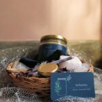 Amrutha Srinivasan Instagram - There aren't too many products I recommend because I believe everyone's skin is different and there's no universal guide that fits everyone. The easiest way to find a good skin care routine that works for you is to keep it minimal, and as natural as possible. Consistency is key. :) Stick to what works for you. Don't be tempted to try out new products solely because of great advertisement or even a post like this one. I want to share with you guys what has worked for me, so that you could try it too! Since they're all natural, there's no harm in giving it a shot :). I've always repurchased many items on the @bottled_bliss page; their peppermint scrub being my most favorite of all. These are what I have on my basket this time. The basket came with an adorable instruction manual (that tells you how to use their products based on your skin type) a hand towel, a much needed wooden spoon, and a loofah. :)