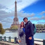 Amrutha Srinivasan Instagram - Time. My partner gifted me time, for this birthday. Not his time, not a watch, but time lol. Heheh okay not really - but I get to turn 30, five and a half hours later than I would have, thanks to the timezone I'm currently in. 😉 inniku ingendhu Eiffel Tower paathom. naalaiku Eiffel Tower lendhu inga paapom. 😂♥️ Happy thirt-day to me :)