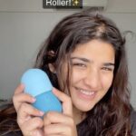 Ananya Agarwal Instagram - @gharsoaps Ice Roller came to the rescue!! use my code CQJKXZ23GG for a 10% discount #gharsoaps #gharsoapsiceroller