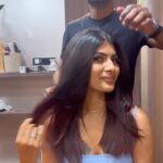 Ananya Rao Instagram – @toniandguyindia  thank you for this amazing pamper session ♥️ 
Stylist : @invougeby_karthik Toni&Guy Hairdressing