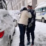 Angela Krislinzki Instagram - Snow ❄️ Pappi 💋