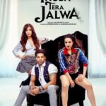 Angela Krislinzki Instagram - Unveiling the first look of my next film Tauba tera Jalwa on my birthday.. So blessed to be working with the best and learning from them… starring super talented @jatinkhuranaofficial , most versatile @ameeshapatel9 , yours truly @angelakrislinzki , rajesh sharma ji directed by @director_akashaditya . @prashwani @nkb.rathistelmax