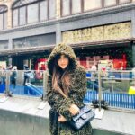 Angela Krislinzki Instagram - when ur designer coat turns out to be pubg games ghille suit 😂😂😂💰💰💰🙈🙈🙈 #ghilliesuit #pubg Harrod's London