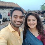 Anjana Jayaprakash Instagram - The journey of 'Pachuvum AlbuthaVilakkum' began years back in November 2019 when casting director @gayathrismitha sent me across two PDFs,one of them for a character called Dhwani.. Hamsadhwani. I recorded the scenes(quite enjoyed it,too) ,sent it across to her,later heard that the director was interested in meeting me. Me and @akhilsathyan met at the Amethyst , Chennai where we chatted quite jovially and talked a bit about the movie (very little!) I also learnt that the Pachu in the scenes was going to be portrayed by Fahadh Faasil. One look test,a global pandemic, multiple Covid lockdowns,scheduling issues, date clashes , sooo many uncertainties later ,the schedule finally resumed in 2022. That long and unpredictable journey came to an end when our film released two weeks back on 28th April. I realised somewhere along the way that characters do have their own destiny as to who will potray them and how. I guess Hamsadhwani & me were interwined by some invisible thread (that one audition clip 😛 and some universe magic ✨) I'm grateful to @akhilsathyan & @gayathrismitha for introducing me to Pachu's beautiful world 😍 Also thank you to the entire production team,the direction team @aharon.mathai @rajivrajendaran_1 @cosky_posky @theerthamythry rakhesh rajan & @utharamenonstyling @sharan_velayudhan @vineeth_actor @radhakrishnan.anil ,Neethu ,Saji Chetan and of course to Fafa for helping me out with everything,the big and the small 🤗 Thank you to the audience for all the Hamsa love 😁 Do watch our heartfelt little Malayalam film ' Pachuvum AlbuthaVilakkum (Pachu and the Magic Lamp)' in theatres nearby,both in India and abroad ❤️