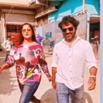Anjana Singh Instagram - #becoz it’s Sunday #sundayvibes #trending 🔥🔥🔥 #with #director @shrawankumarroy Sir #nath @dangal_tv_channel