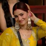 Ankita Lokhande Instagram - Setting the trend right ✅ So beautiful, so elegant...just looking like a WOW in laddoo peela color 💛🤌🏻 @designmachinesuitslive Credits:- Outfit: @kalighataindia x @vansh_singh888 Jewellery: @rimayu07 Styled By: @hemlataa9 @stylebyhemlataa Assisted By: @saloni142_ @haaute @colorstv @beingsalmankhan @officialjiocinema @endemolshineind #AnkitaLokhandeJain #AnViInBiggBoss17 #WeekendKaVaar #TraditionalLook #BiggBoss #BB17 #DilDimaagAurDum #Colors #SalmanKhan #JioCinema