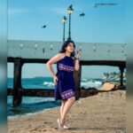 Anna Rajan Instagram - BEACH POSE SEASON 1: EPISODE 3- Dancing on the seashore Concept&Photography: @moorthi_sachin Designer: @parvatharakesh MUA: Myself 🧚🏻 #beachlife #sea #seashore #seascape Pondicherry Beach