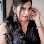 Anna Rajan Instagram - Elegance is beauty that never ends. Outfit @iha_designs Jewellery @alameen_fashion_jewels _ Photography @nirakoottu__creation Styling @aswaniaghilraj MUA @asha.hari.79