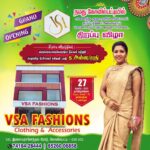 Annabharathi Berchmans Instagram - இன்று காலை நம் கோவில்பட்டியில் புத்தம் புதுப்பொலிவுடன் " VSA Fashions". கடை திறப்பு விழாவிற்கு சிறப்பு விருந்தினராகச் செல்கிறேன்.. அனைவரும் வருக வருக வருக ! #annabharathi #anbudanannabarathi #kovilpatti #nammakovilpatti #kovilpatti_city #vsafashions