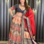 Antara Biswas Instagram - Posing To The Happiness Of “GARBA” … Feeling The Festive Vibes 💃🏻💃🏻 Outfit: @rashmi_aaryaa @shreeaaryaofficial Location: @merakiistudioz 📸: @deepakpathak663