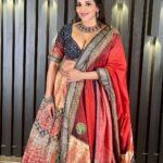 Antara Biswas Instagram - Posing To The Happiness Of “GARBA” … Feeling The Festive Vibes 💃🏻💃🏻 Outfit: @rashmi_aaryaa @shreeaaryaofficial Location: @merakiistudioz 📸: @deepakpathak663