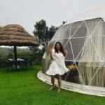 Anumol Instagram - The lost files.. 1. Glamping at @holidayvagamon 2. Vagamon streets (my never ending love for bougainvillea) 3. With @eva_pavithran ‘s birthday bouquet from @theflorist_cochin 4. Chennai shooting floor green room click #anumol #anuyathra #whitedress #florallove #easybreezy #comfyclothes #spreadkindness #bekind #love #peace✌️