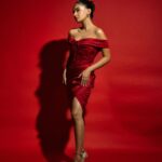 Anushka Sen Instagram - I don’t care, I paint the town red ❤️‍🔥 . Makeup @makeupbysalonij Hair @pinkyroy9467 Wearing @lavishalice 📸 @miteshsphotography Heels @stevemaddenindia