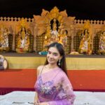 Anushka Sen Instagram - Durga Pooja 💕🪄✨🙏