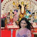 Anushka Sen Instagram - Durga Pooja 💕🪄✨🙏