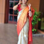 Anusree Instagram - Iam always as fresh as my saree.. 🥰🥰 MaH @pinkyvisal Click @mahesh_bhai Saree @iha_designs Blouse Design @sabarinathk_ Perfect stiching @vasudevan.arun Accessories @varuthri_findings