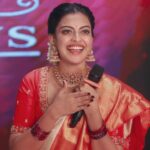 Anusree Instagram - Candid time!!! MaH @pinkyvisal Outfit @iha_designs Click @sreeraj_capture Blouse design @sabarinathk_ Perfect stitching @vasudevan.arun Accessories @varuthri_findings