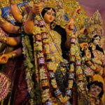Aparajita Auddy Instagram - পঞ্চানন তলার মা দুর্গার অষ্টমীর পুজো।