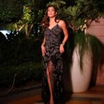 Archana Vijaya Instagram - 𝗡𝗮𝗺𝗿𝗮𝘁𝗮 𝗝𝗼𝘀𝗵𝗶𝗽𝘂𝗿𝗮 𝗫 𝗗𝗶𝗮 𝗰𝗼𝗹𝗼𝗿𝘀 An eve with Glitz, Glamor, Generosity and Purpose. Archana Vijaya exudes sophistication in our sheer black embellished gown.
